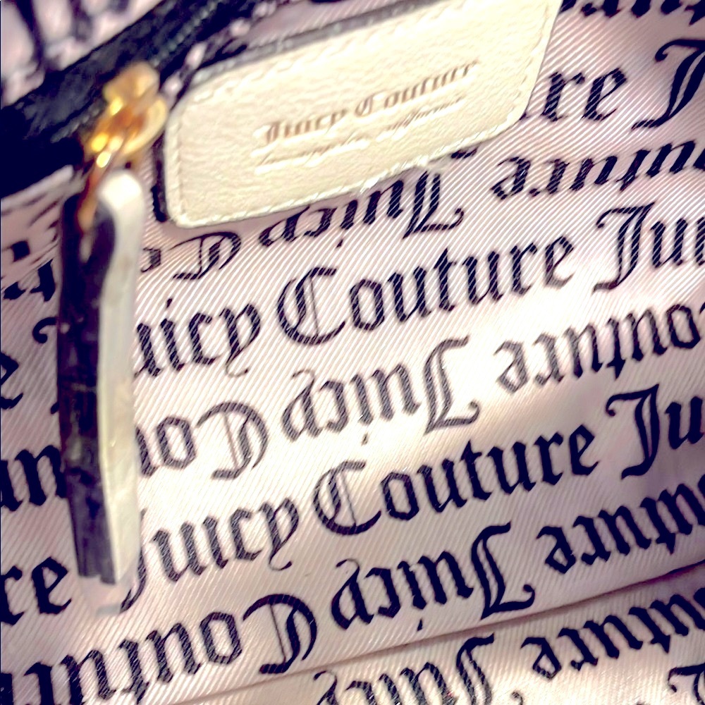 NWT Juicy Couture Multicolor Monogram White Top Handle Crossbody Bags - Picture 7 of 15